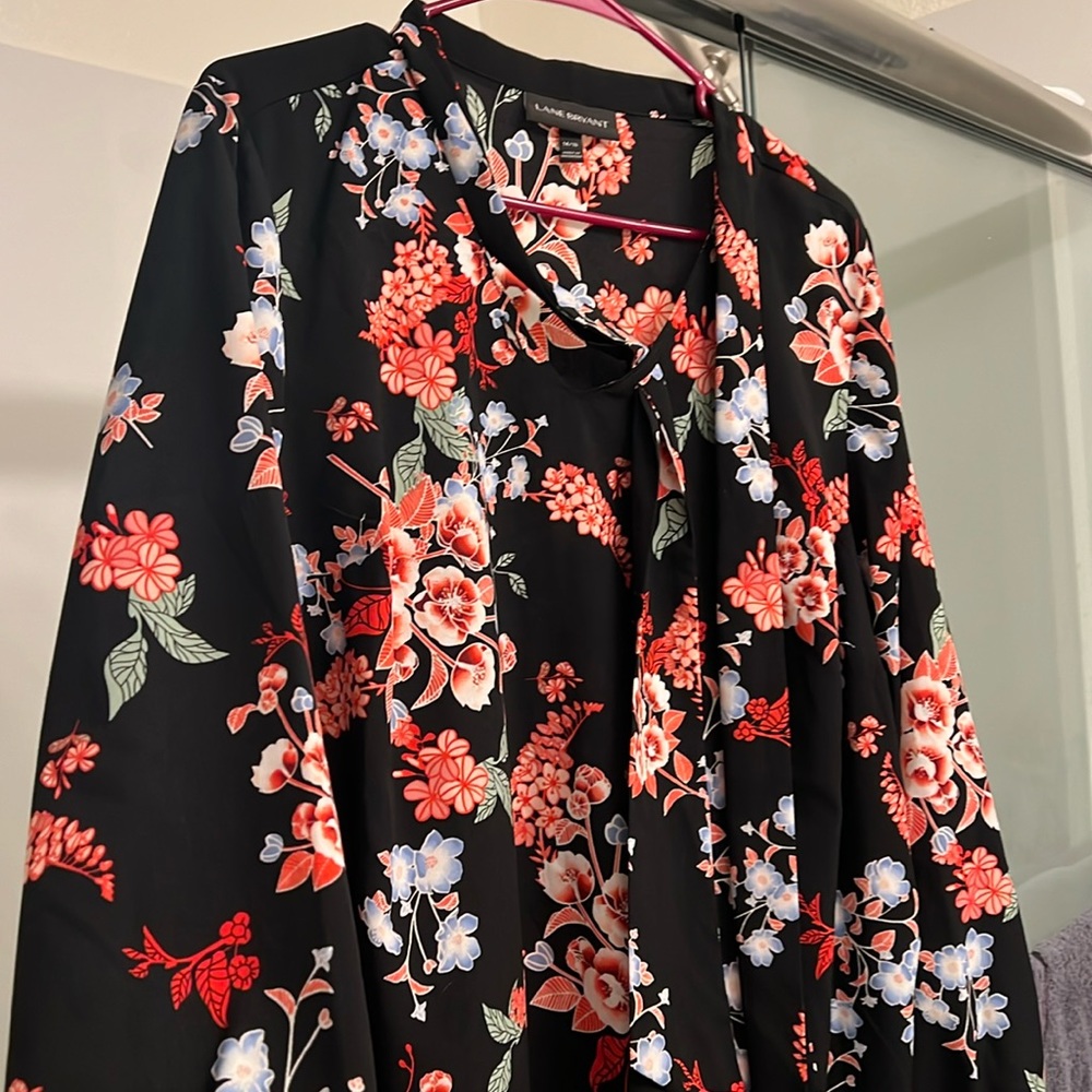 Like new Lane Bryant, long sleeve dress shirt